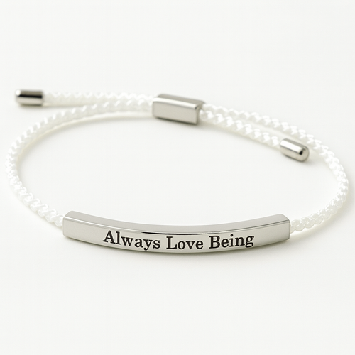 Always Love Being Silver Bracelet