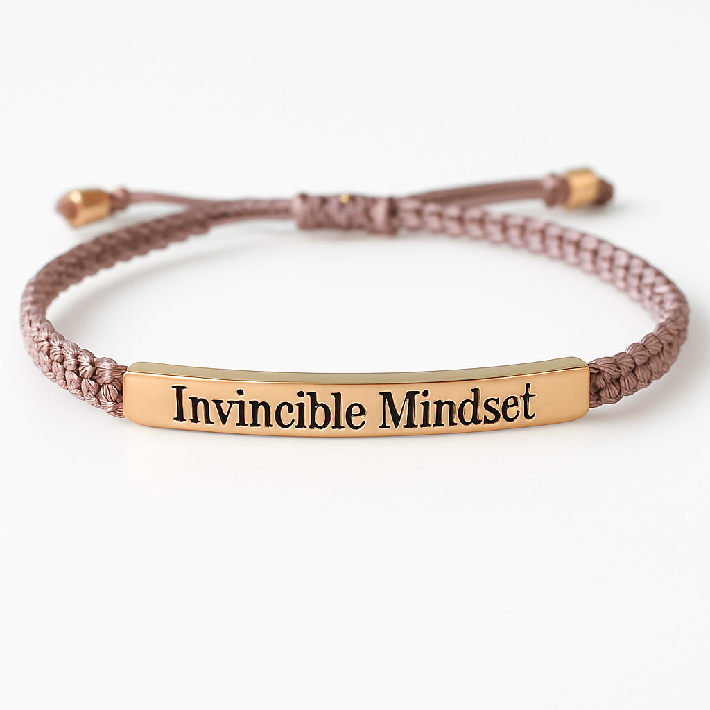 Invincible Mindset Bracelet Purple Band