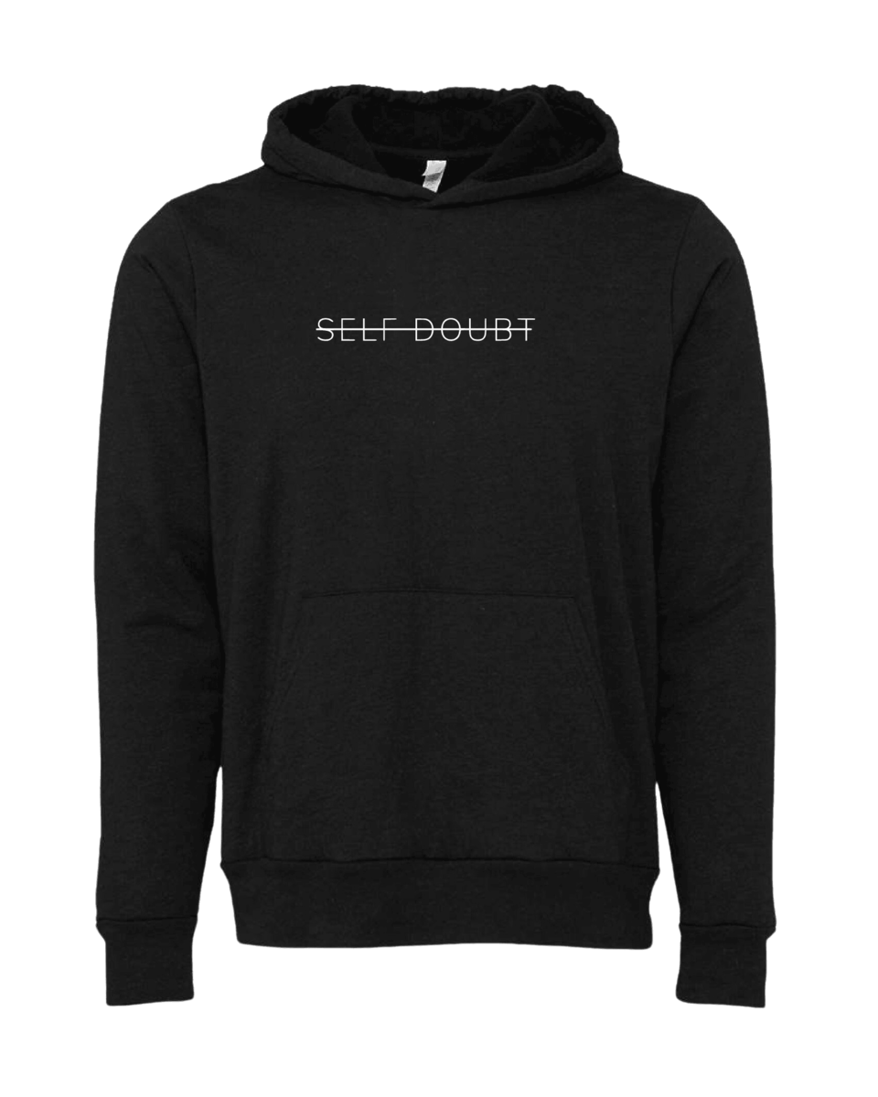 No Self Doubt Hoodie Black Vintage 1