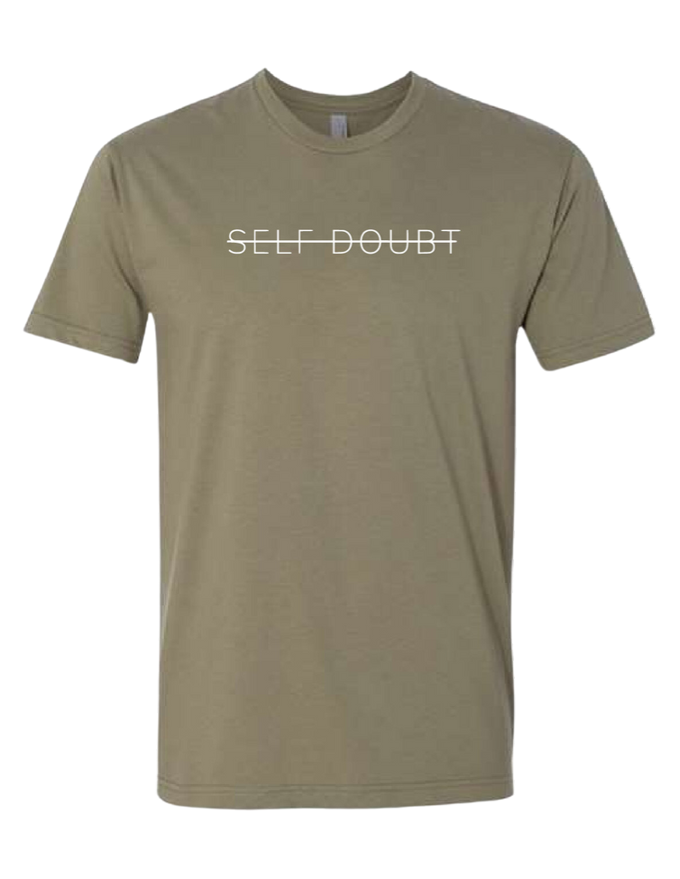 No Self Doubt Tee Olive