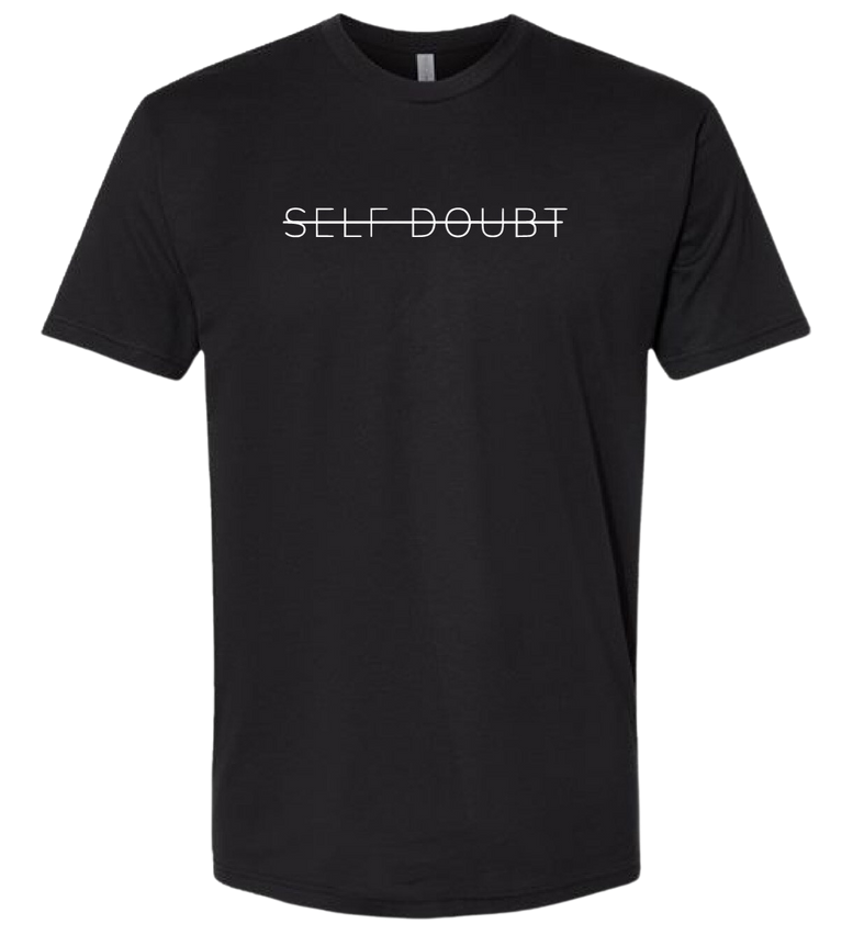 No Self Doubt Tee Black