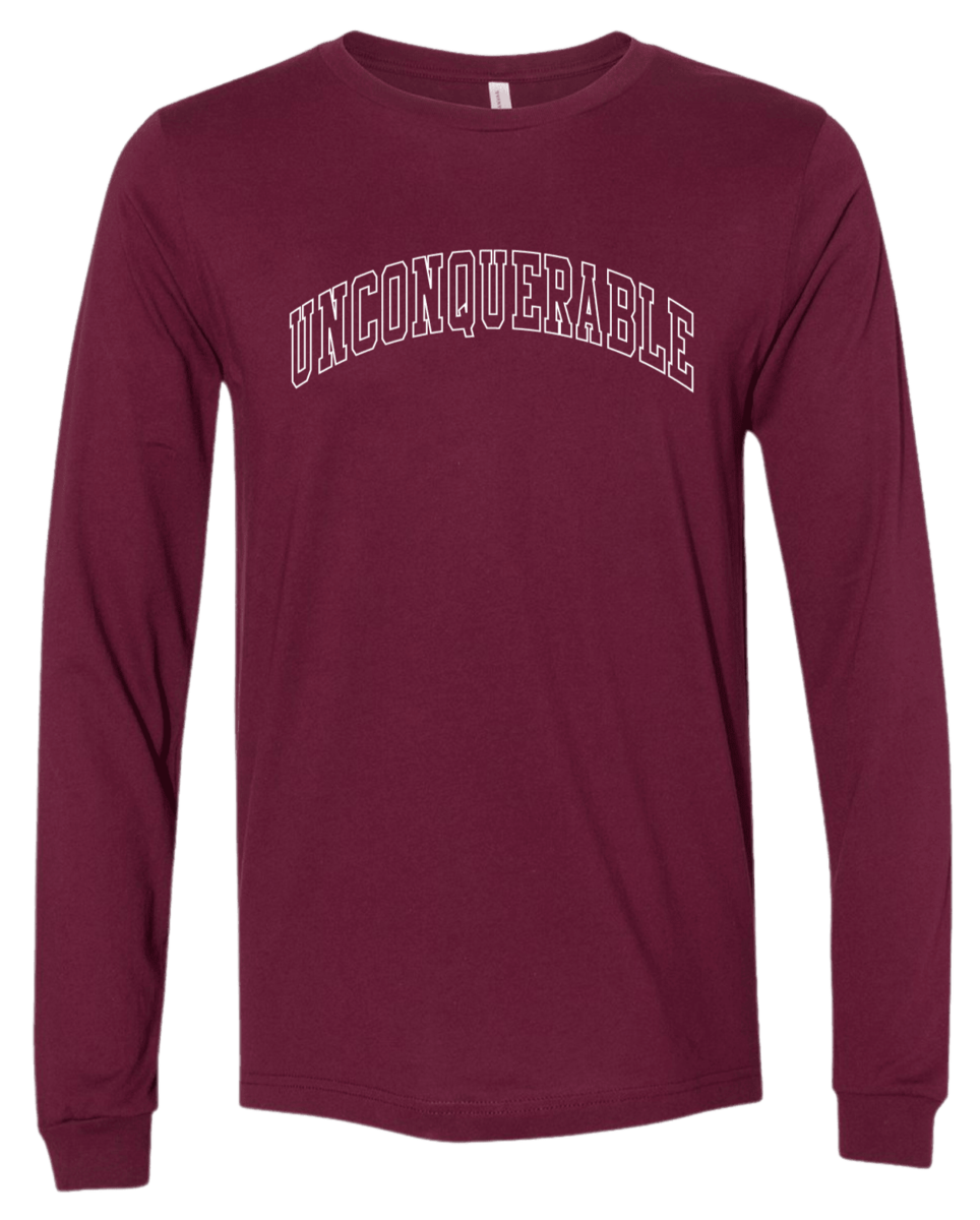 Unconquerable Long Sleeve Maroon