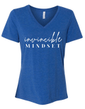 Invincible Mindset V-Neck True Royal